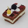 Fake chocolate cake fridge magnet crafts idea/Yiwu sanqi craft factory