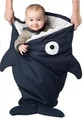 Discount Cartoon Shark Winter Sleeping Bags Newborn Baby Cotton 100 Sleeping Bag Envelope For Newborn
