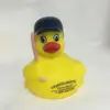 CE expert factory making newest rubber duck baseball model yellow rubber duck with logo