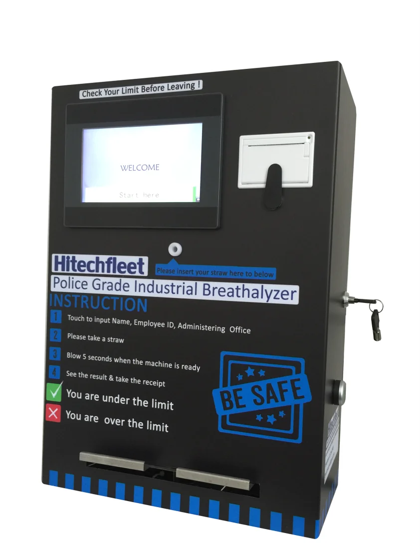Public Professional Breathalyzer With Fuel Cell Sensor And Touch Lcd