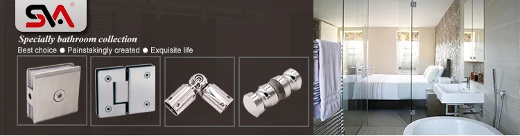 Frameless simple glass sliding door hanging roller for glass office door or entrance door