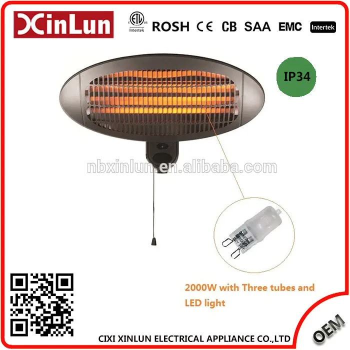 outdoor electric infrared patio heaters