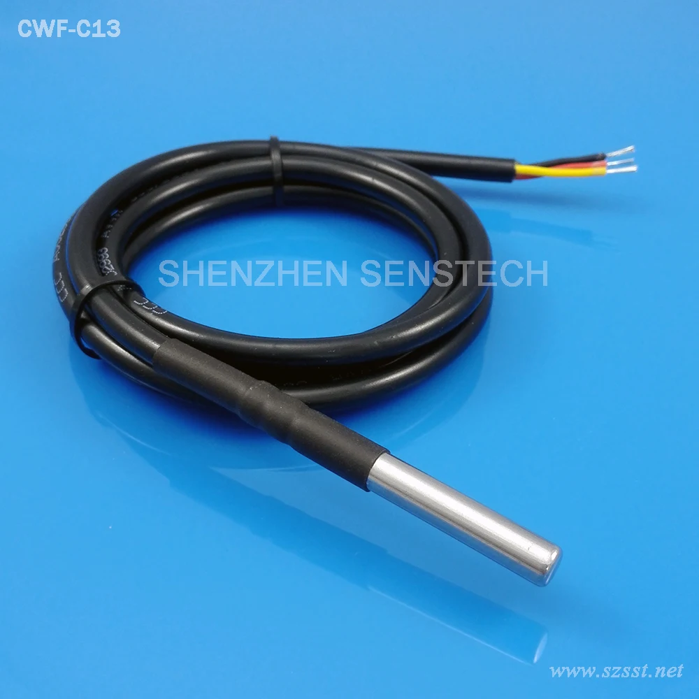 5//10pcs 1M 3M DS18B20 étanche Câble Digital Température Probe Sensor Thermometre