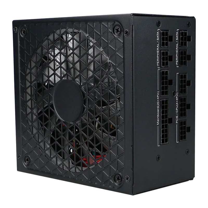 Factory Price 80Plus 600w Psu Rgb Modular Pc Power Supply For Gamer