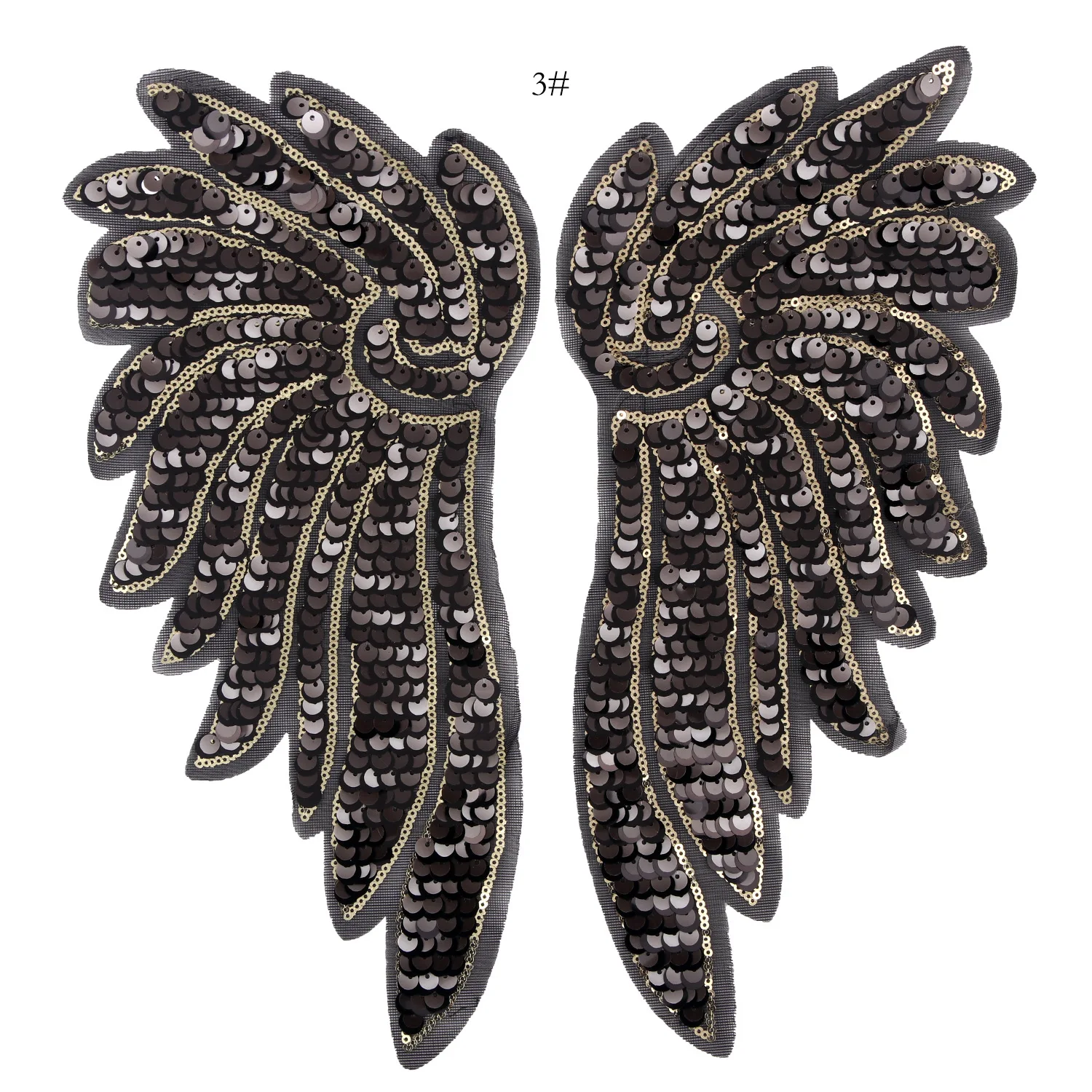 Gugutree Big Angel Wings Patches,Embroidery Angel Wings Applique For ...