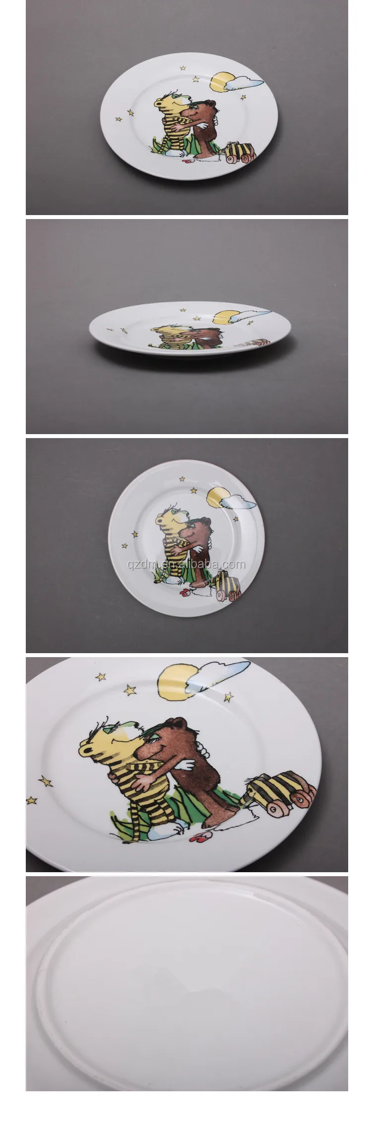 Custom Print Melamine Plates And Dishes For Kids