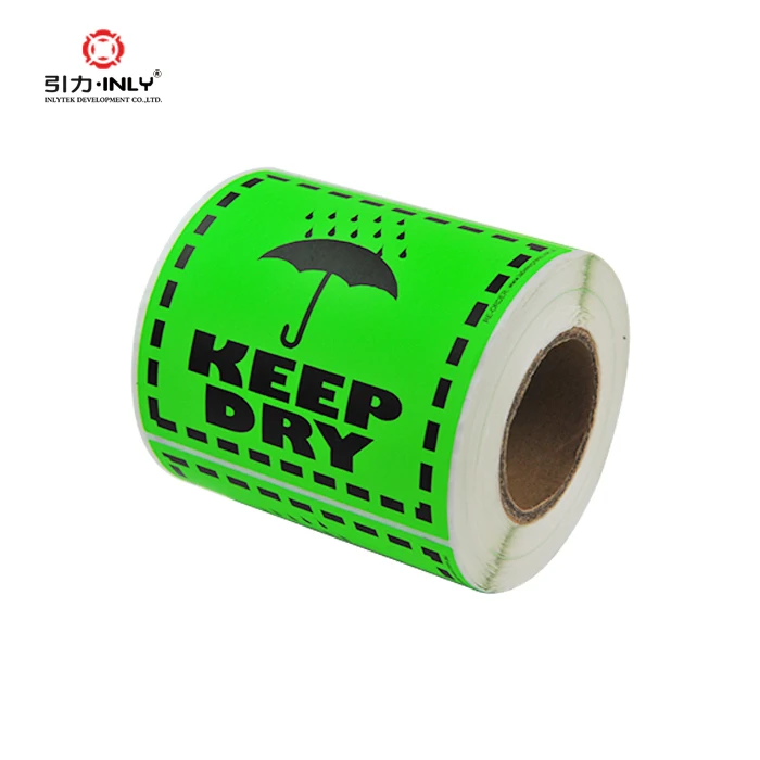 Papier imprim&eacute; personnalis&eacute; &eacute;tiquette adh&eacute;sive &eacute;tiquette d'exp&eacute;dition autocollant d'avertissement pour l'emballage