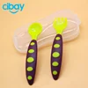 Newborn Best Selling Accessories Color Change Plastic Baby Spoon