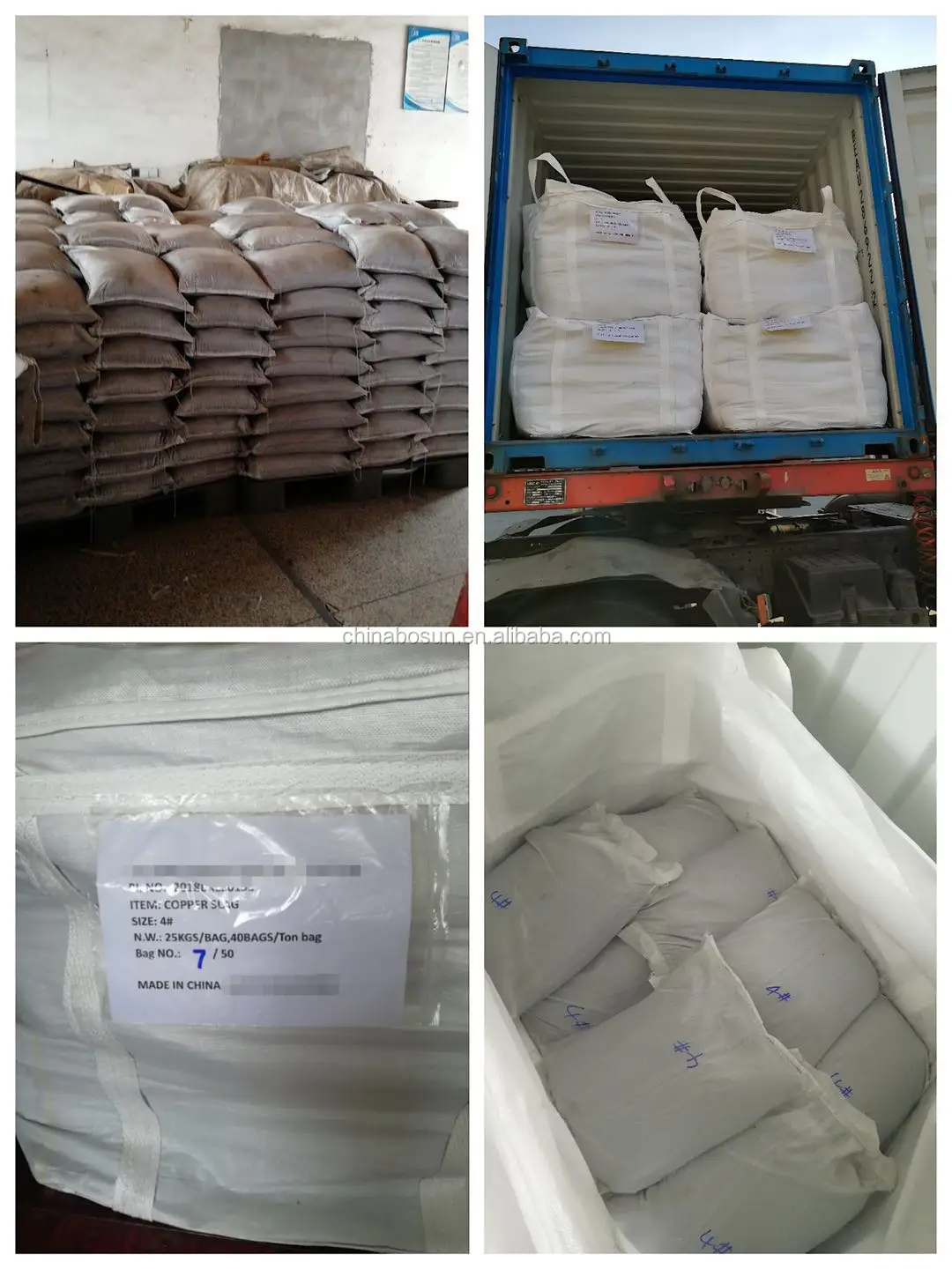 copper slag packing