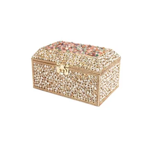 Jewelry Box Making Supplies Fancy Crystal Jewelry Box Organize For Earring Necklace Bracelet Packaging