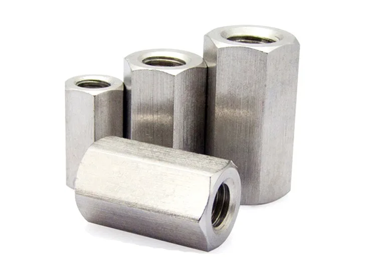 carbon steel galvanized din 6334 long hex coupling nuts