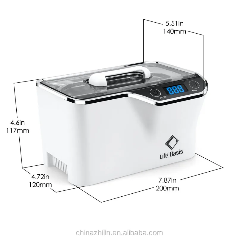 Japan free shipping digital control time setting home use jewelry ultrasonic cleaner