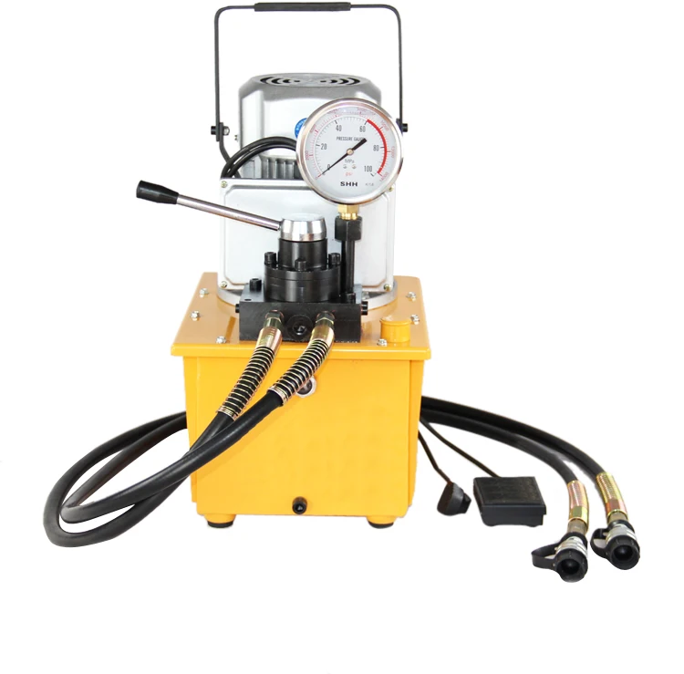 
Electric Driven Hydraulic Pump 10000 PSI (Double acting manual valve) HHB-700AB 