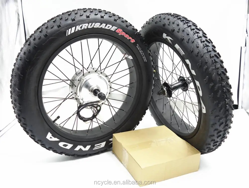 26" Bike Wheel Hub 48v 1000w Water Proof Fat Tire Electric Bicycle