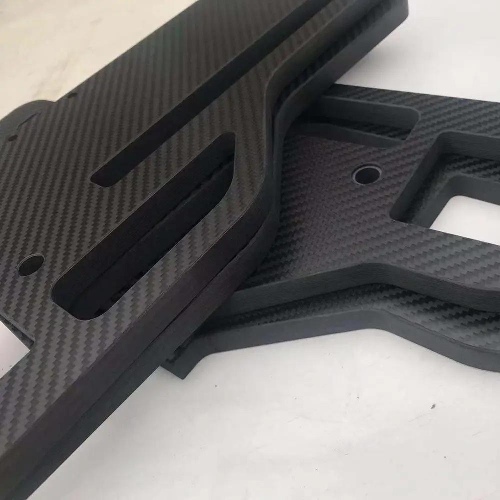 
1mm 1.5mm 2mm 3mm 4mm 5mm 6mm custom made carbon fiber frame application cnc carbon fiber sheet / plates parts 