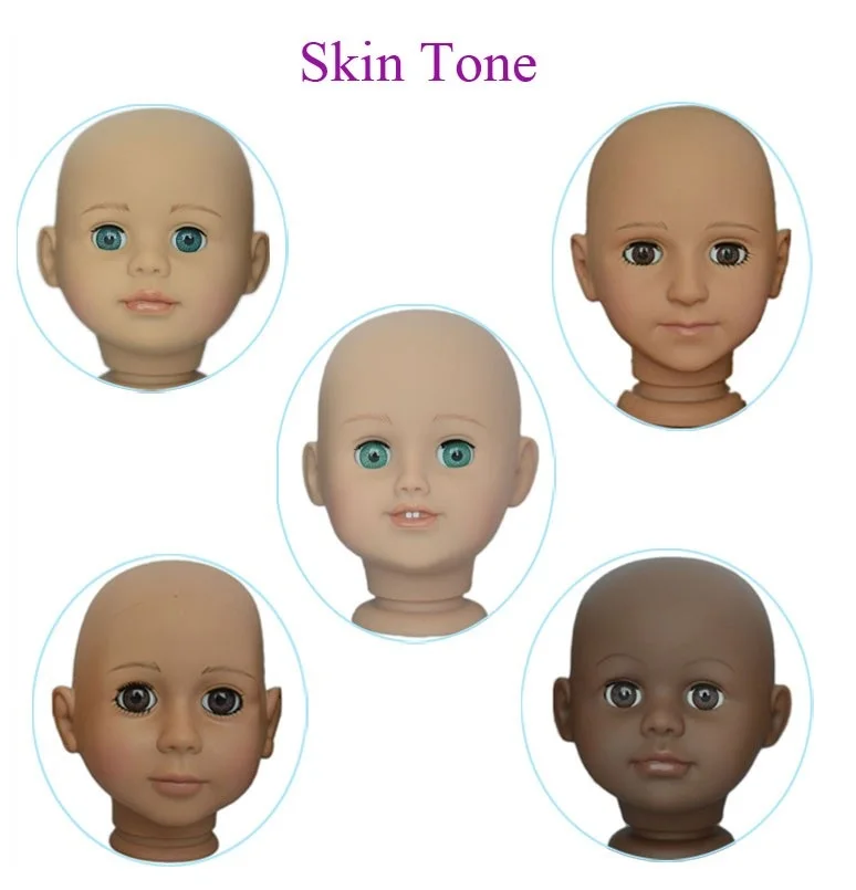 Reborn Doll Head With Any Color Skin Wholesale Buy Doll Head,Vinyl