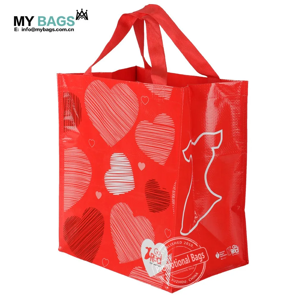 Custom Long Handle Polyester Supermarket Shopping Bag Nylon Folding
