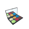 [Free sample]Premade rich pigment 6 shimmer and glitter colors no logo eyeshadow palette makeup without using cohesive primer