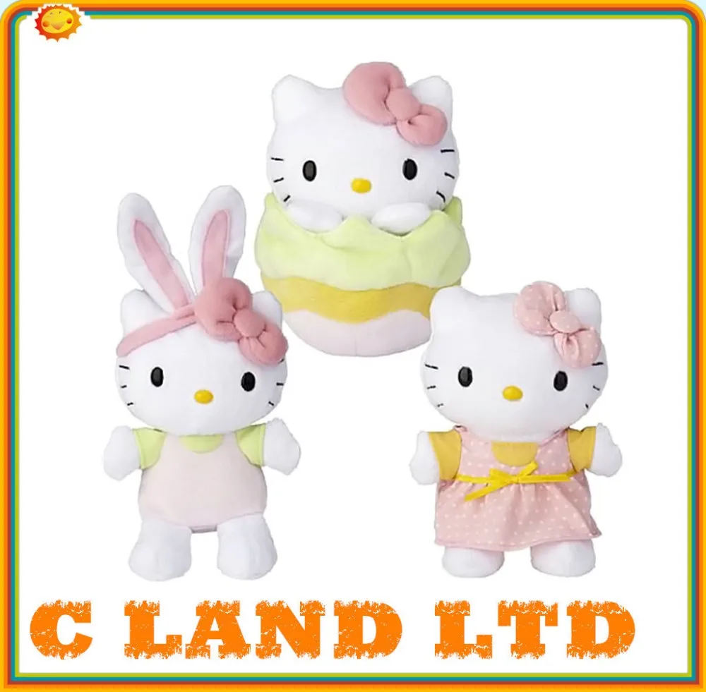 lambs & ivy hello kitty plush stuffed animal toy