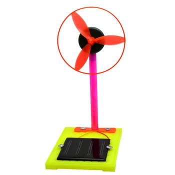 No MOQ limit Solar mini floor fan DIY science experiment model toys primary school students technology teaching model