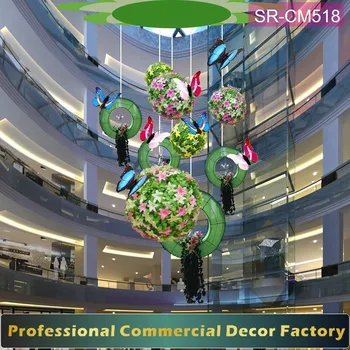 Customize Shopping Mall Atrium Spring Decoration With 