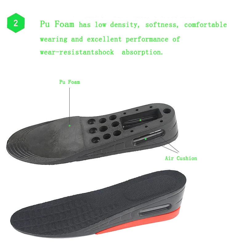 Height Boosting Insoles,Height Elevator Insole,Shoe Insert Height