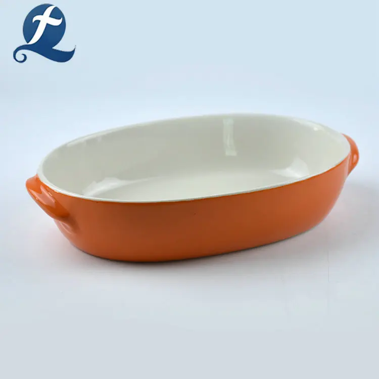 Set 2 Mini Baking Pan Oval Safe Ceramic The Bakeware