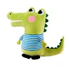 Custom Wearing Clothes Crocodile Plush Stuffed Animal SoftToy For Sale