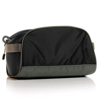 large black toiletry bag