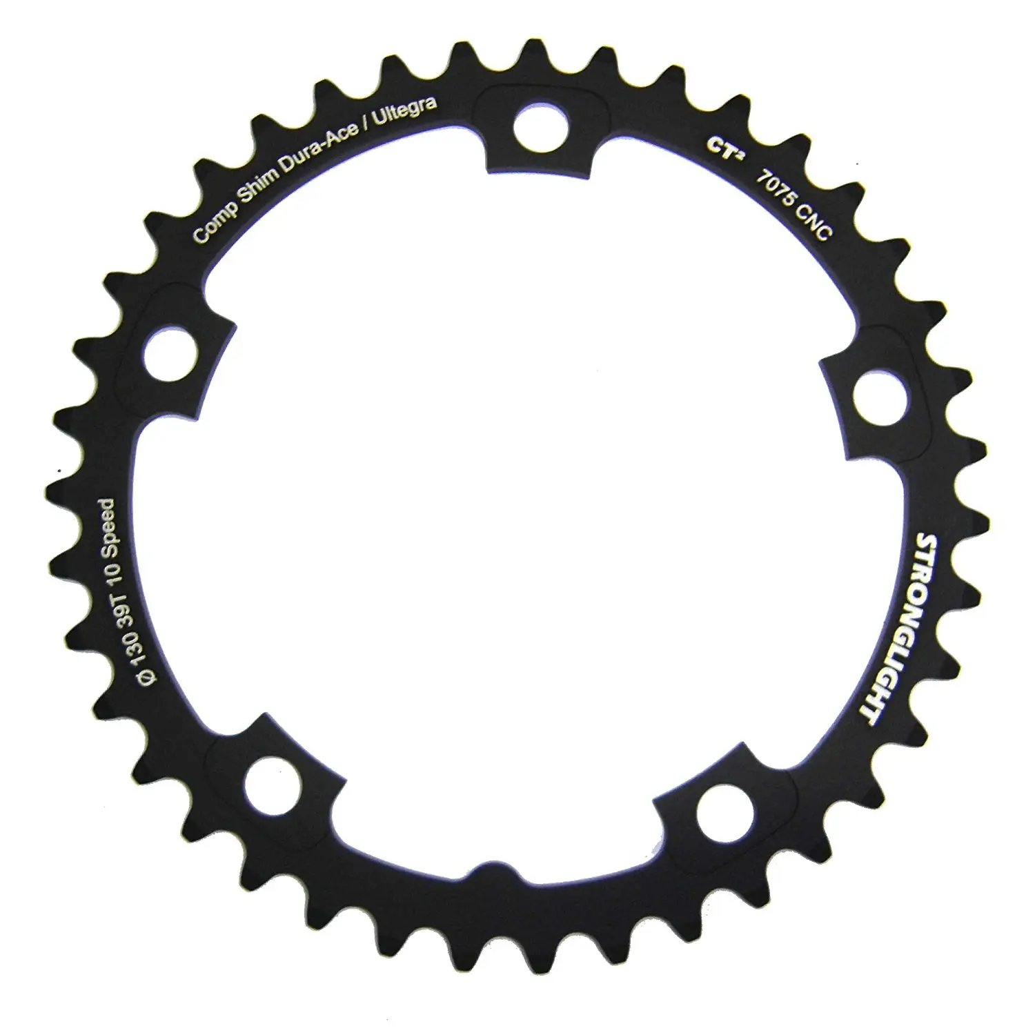 Stronglight CT2 Ceramic Teflon Black 130mm Shimano Ultegra Standard Chainring - 41T (273753)