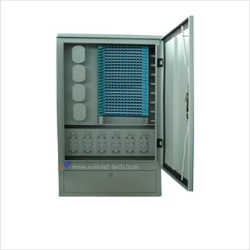 fiber optic outdoor cabinet distribution connect cross network storage larger