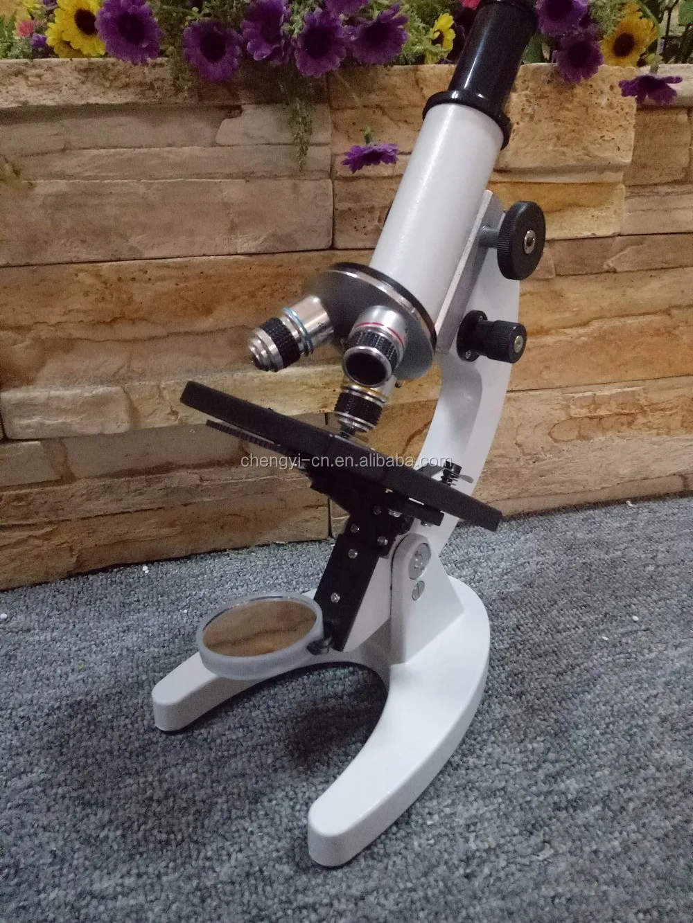 Xsp02 Optical Instrument Kid Microscope Monocular Portable Operating