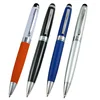 Promotional multi functional twist metal ball pen with stylus pen