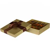 Factory Supply Printed Lid Hinged Paper Packaging Rigid Chocolate Boxes With Paper Divider
