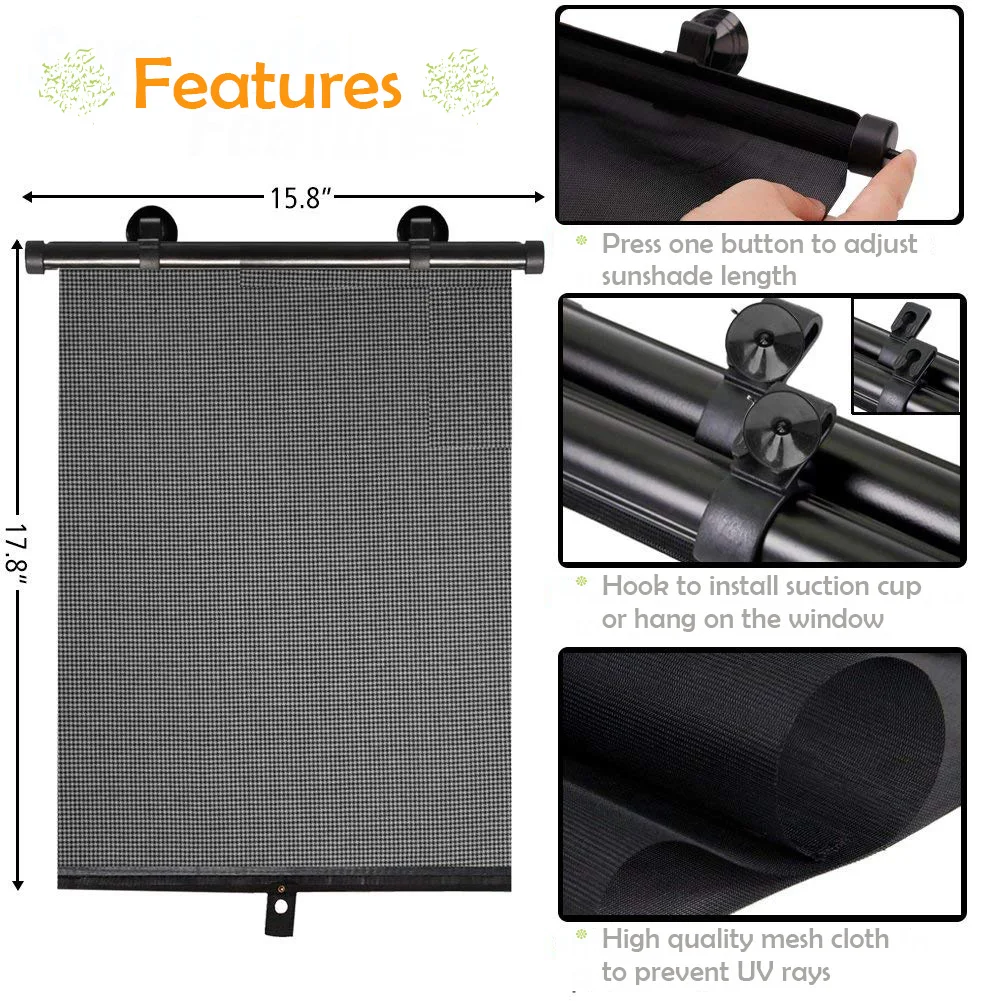 Pvc Roll Up Car Sun Shade Retractable Sun Shade Car Windshield Blinds Buy Retractable Sun