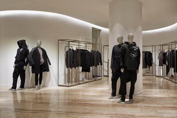 Boutique Showroom Men's Clothing Shop Interior Design Garment Store ...