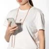 New Promotion Anti-dust Protective TPU phone case necklace leash for One Plus 6