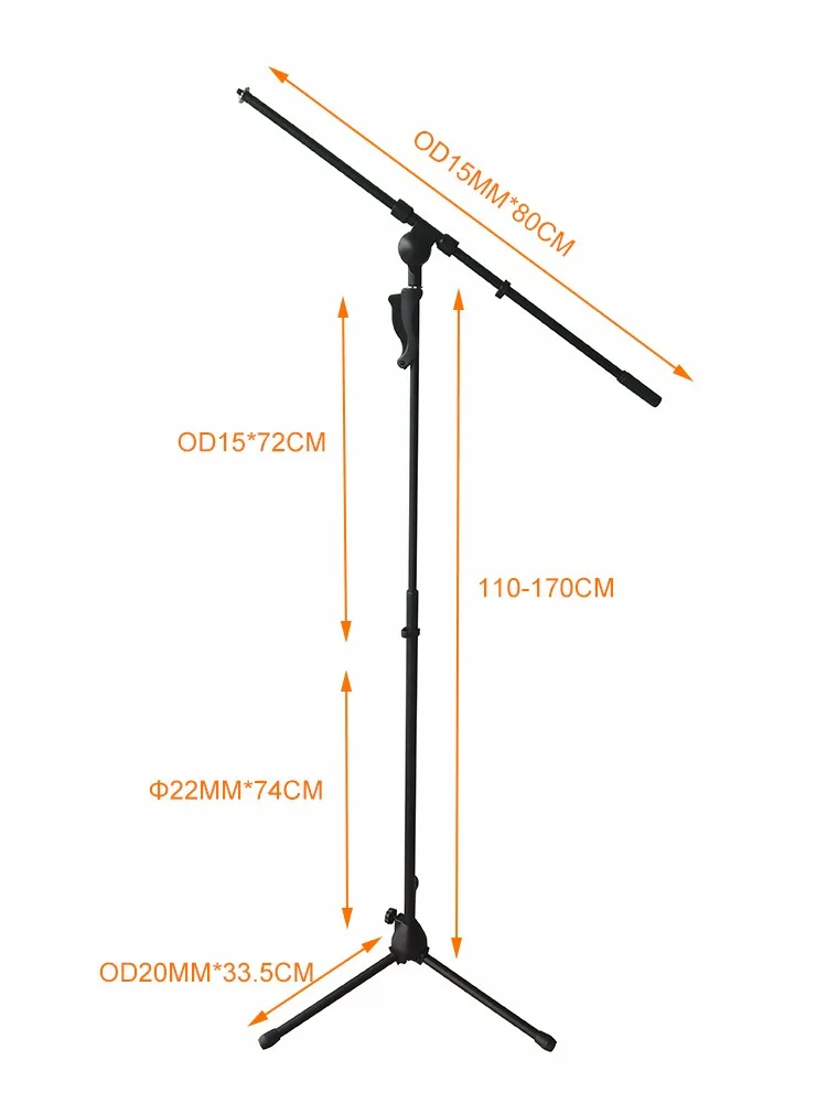 Heavy Duty Folding Musical Instrument Accessories Electronic Microphone
