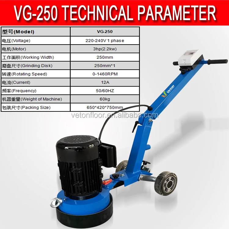 Vg300 Concrete Wall Surface Grinder For Sale Buy Concrete Edge Floor
