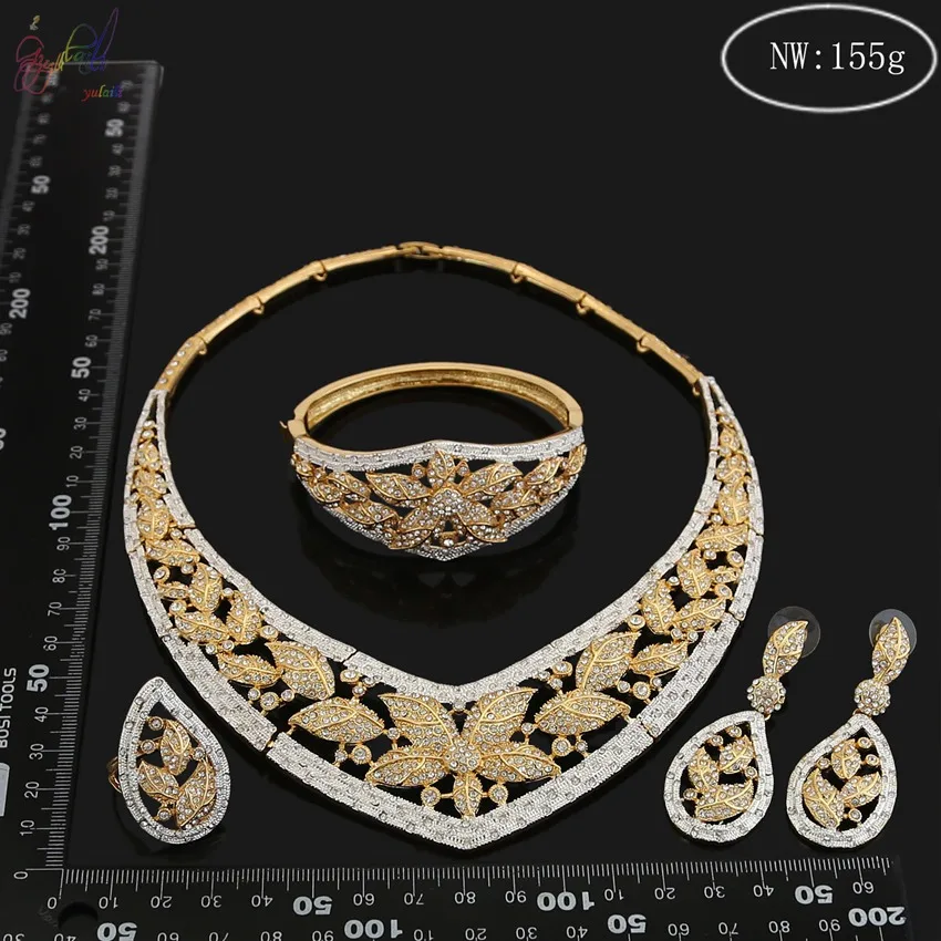 Yulaili Dubai Gold Rani Haar Jewelry Set For Bridal 24k Jewellery - Buy ...