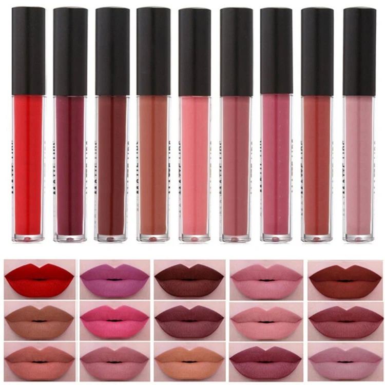 2019 New Colours Matte Lipgloss Hot Sell Matte Liquid Lipstick Private ...