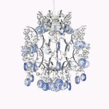Easy Fit Pendant Shade Chandelier Crystal Droplets Light, View ... Easy Fit Pendant Shade Chandelier Crystal Droplets Light, View ...