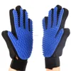 Amazon silicone Hot Sale 2in1 Pet Grooming Glove, cleaning Pet Dog Hair Remover Brush slicker mitt rubber Pet Comb