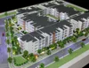 University planning building Miniature floor plan 3d building model