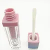 3.5ml the gradient empty lip gloss clear container test round liquid lipstick tube casing for sample