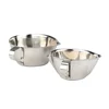 304 Stainless Steel Kitchen Oil Filter Bowl Soup Fat Separator Strainer Cooking- Kitchen Tools