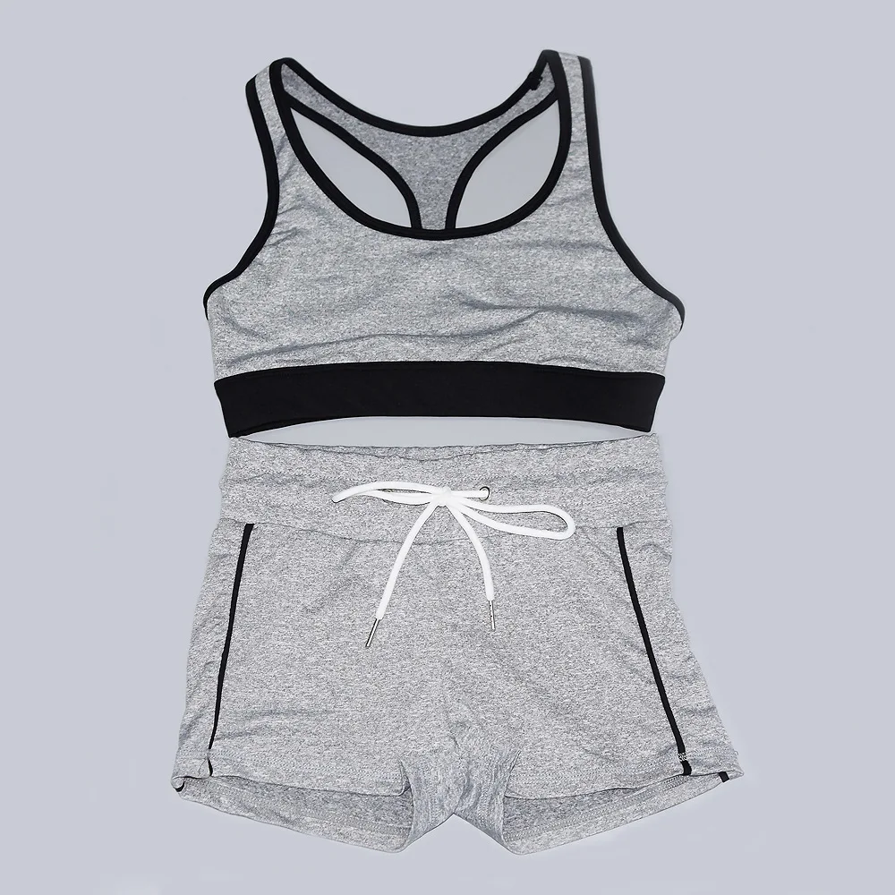 New Collection Custom Bsx Sport Bra And High Waist Workout Booty 2 Piece Shorts Set For Women
