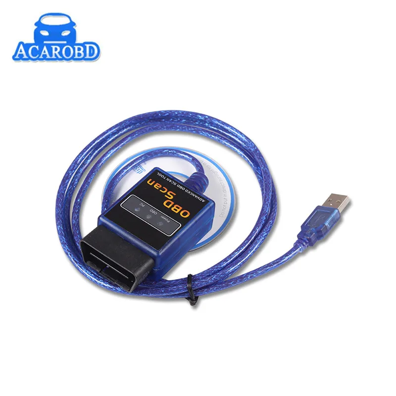 Высокое качество elm 327 Vgate USB сканирования кодов OBD сканирования автомобиля интерфейс диагностический инструмент ELM327 USB интерфейс Vgate ELM327 USB