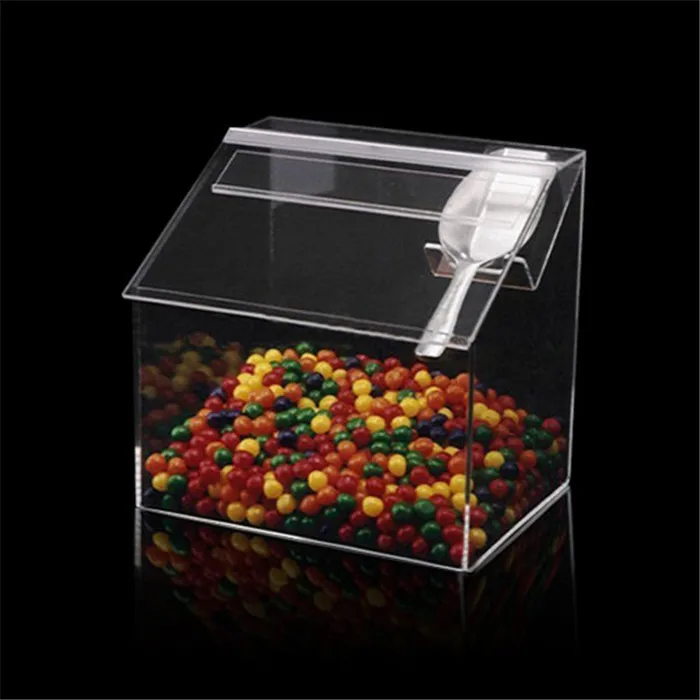 Clear Acrylic Candy Dispenser Storage Box Display Food Safe Plexiglass