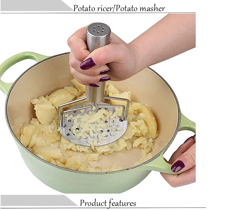 amazon promotional food grade durable stainless steel potato